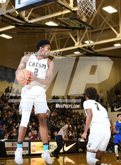 Thumbnail 2 in Crespi vs Grant (Les Schwab Invitational) photogallery.