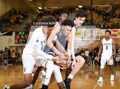 Thumbnail 2 in Crespi vs Grant (Les Schwab Invitational) photogallery.