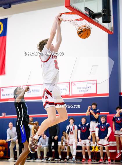 Thumbnail 2 in Burlington Christian Academy @ Davidson Day (NCISAA 2A Semifinals) photogallery.