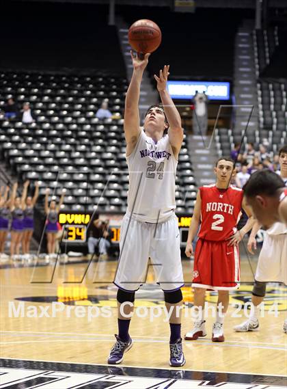 Thumbnail 1 in North vs. Blue Valley Northwest (KSHSAA 6A Playoff) photogallery.
