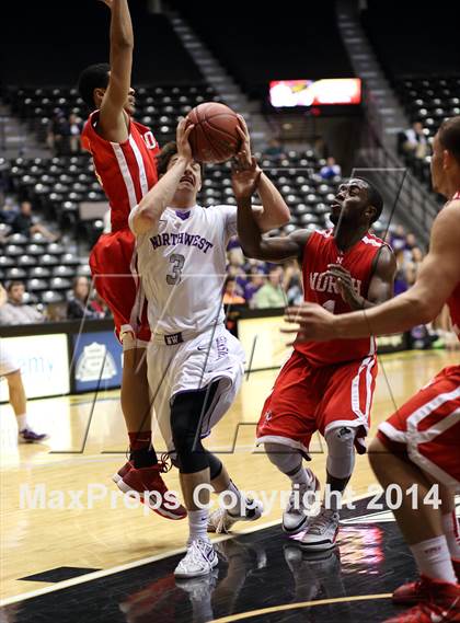 Thumbnail 1 in North vs. Blue Valley Northwest (KSHSAA 6A Playoff) photogallery.