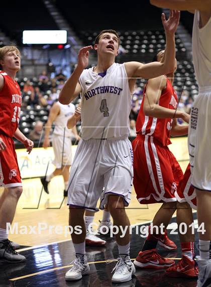 Thumbnail 2 in North vs. Blue Valley Northwest (KSHSAA 6A Playoff) photogallery.