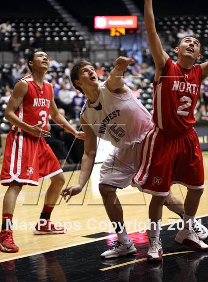 Thumbnail 1 in North vs. Blue Valley Northwest (KSHSAA 6A Playoff) photogallery.