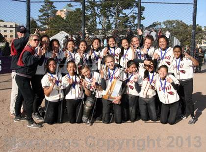 Thumbnail 2 in Washington [George] vs Lowell (CIF SFCS 3A Final) photogallery.