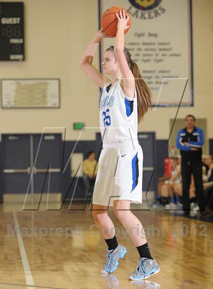 Thumbnail 2 in St. Mary's Academy vs. South Eugene (Nike Interstate Shootout) photogallery.