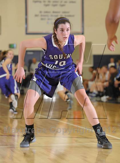 Thumbnail 1 in St. Mary's Academy vs. South Eugene (Nike Interstate Shootout) photogallery.