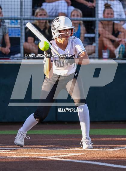 Thumbnail 2 in Guyer vs. Forney (UIL 6A D2 Girls Softball State Semi-Final) photogallery.