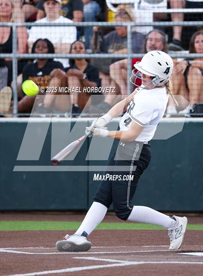 Thumbnail 1 in Guyer vs. Forney (UIL 6A D2 Girls Softball State Semi-Final) photogallery.