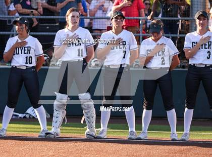 Thumbnail 1 in Guyer vs. Forney (UIL 6A D2 Girls Softball State Semi-Final) photogallery.