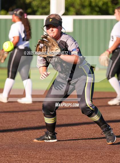 Thumbnail 1 in Guyer vs. Forney (UIL 6A D2 Girls Softball State Semi-Final) photogallery.
