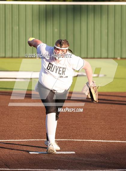 Thumbnail 2 in Guyer vs. Forney (UIL 6A D2 Girls Softball State Semi-Final) photogallery.