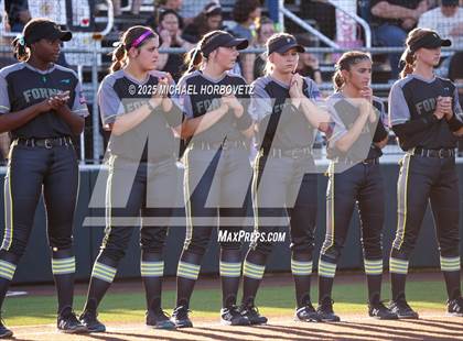 Thumbnail 3 in Guyer vs. Forney (UIL 6A D2 Girls Softball State Semi-Final) photogallery.