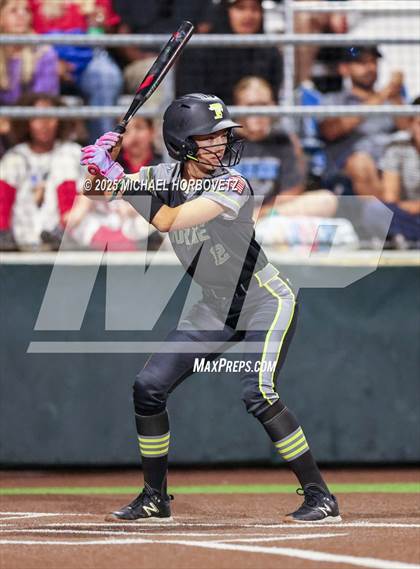 Thumbnail 3 in Guyer vs. Forney (UIL 6A D2 Girls Softball State Semi-Final) photogallery.