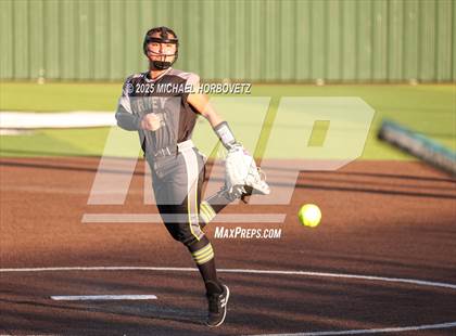 Thumbnail 1 in Guyer vs. Forney (UIL 6A D2 Girls Softball State Semi-Final) photogallery.