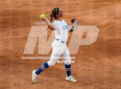Thumbnail 1 in Como-Pickton vs. Stamford (UIL 2A Softball Semifinal) photogallery.