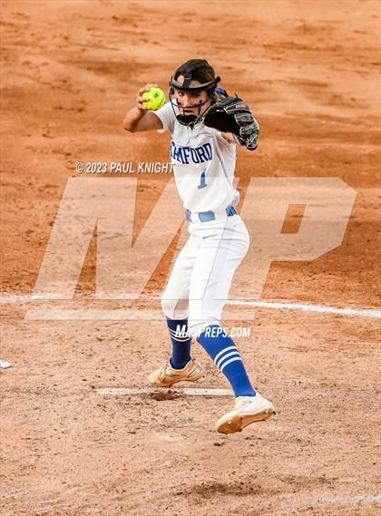 Thumbnail 1 in Como-Pickton vs. Stamford (UIL 2A Softball Semifinal) photogallery.