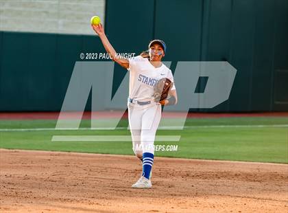Thumbnail 3 in Como-Pickton vs. Stamford (UIL 2A Softball Semifinal) photogallery.