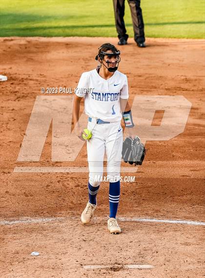 Thumbnail 3 in Como-Pickton vs. Stamford (UIL 2A Softball Semifinal) photogallery.