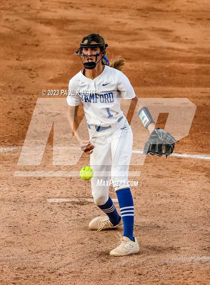 Thumbnail 3 in Como-Pickton vs. Stamford (UIL 2A Softball Semifinal) photogallery.