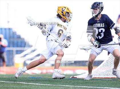 Thumbnail 2 in Webster Thomas @ Victor (Section 5 Class B Semifinal) photogallery.