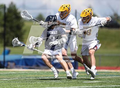 Thumbnail 3 in Webster Thomas @ Victor (Section 5 Class B Semifinal) photogallery.