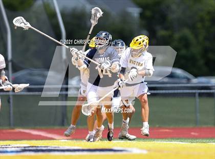 Thumbnail 1 in Webster Thomas @ Victor (Section 5 Class B Semifinal) photogallery.