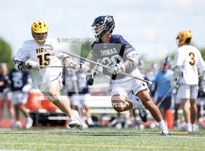 Thumbnail 1 in Webster Thomas @ Victor (Section 5 Class B Semifinal) photogallery.
