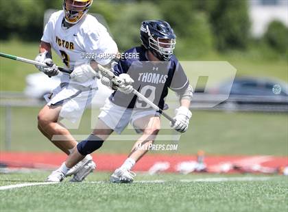 Thumbnail 2 in Webster Thomas @ Victor (Section 5 Class B Semifinal) photogallery.