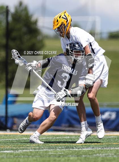 Thumbnail 3 in Webster Thomas @ Victor (Section 5 Class B Semifinal) photogallery.