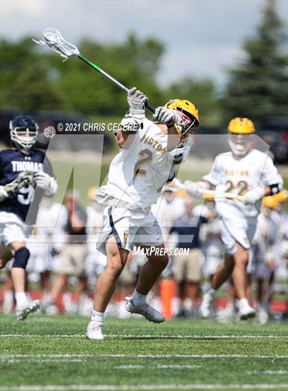 Thumbnail 3 in Webster Thomas @ Victor (Section 5 Class B Semifinal) photogallery.