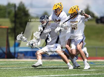Thumbnail 1 in Webster Thomas @ Victor (Section 5 Class B Semifinal) photogallery.