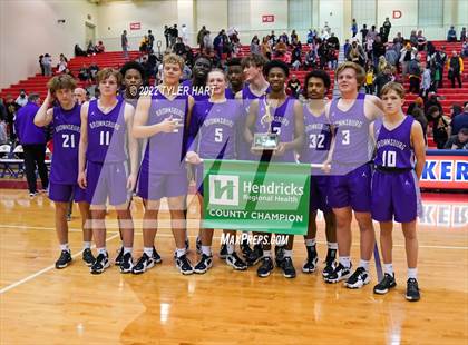 Thumbnail 2 in Brownsburg vs. Avon (Hendricks County Tournament) photogallery.