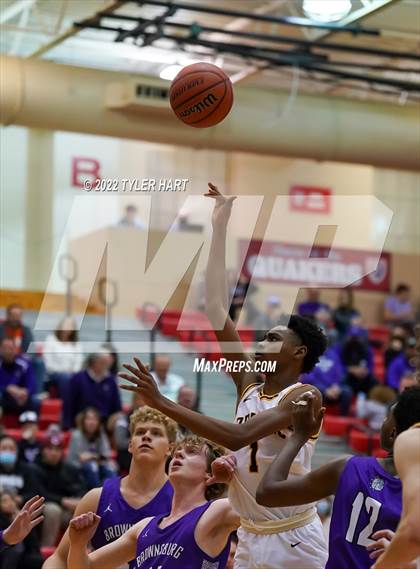 Thumbnail 3 in Brownsburg vs. Avon (Hendricks County Tournament) photogallery.