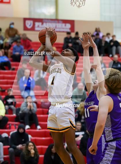 Thumbnail 3 in Brownsburg vs. Avon (Hendricks County Tournament) photogallery.