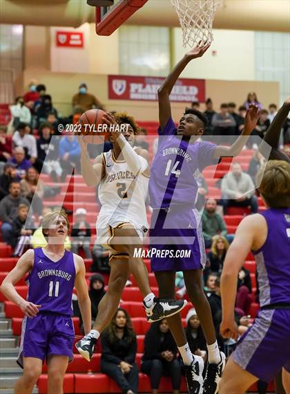 Thumbnail 3 in Brownsburg vs. Avon (Hendricks County Tournament) photogallery.