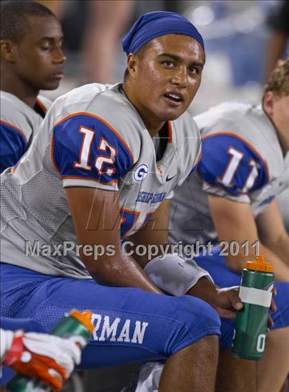 Thumbnail 3 in Bishop Gorman vs. Chaparral (Sollenberger Classic) photogallery.
