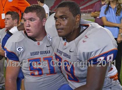 Thumbnail 1 in Bishop Gorman vs. Chaparral (Sollenberger Classic) photogallery.