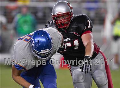Thumbnail 3 in Bishop Gorman vs. Chaparral (Sollenberger Classic) photogallery.