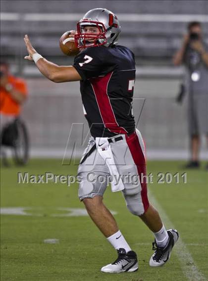 Thumbnail 2 in Bishop Gorman vs. Chaparral (Sollenberger Classic) photogallery.