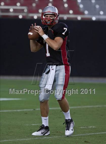 Thumbnail 2 in Bishop Gorman vs. Chaparral (Sollenberger Classic) photogallery.