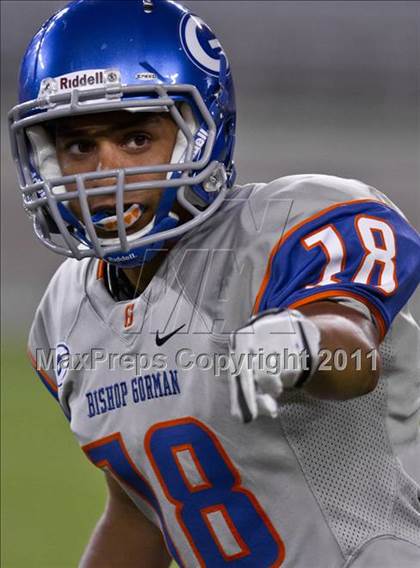 Thumbnail 1 in Bishop Gorman vs. Chaparral (Sollenberger Classic) photogallery.