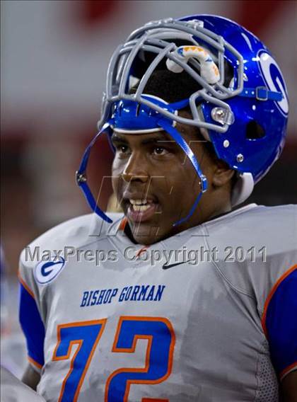 Thumbnail 3 in Bishop Gorman vs. Chaparral (Sollenberger Classic) photogallery.