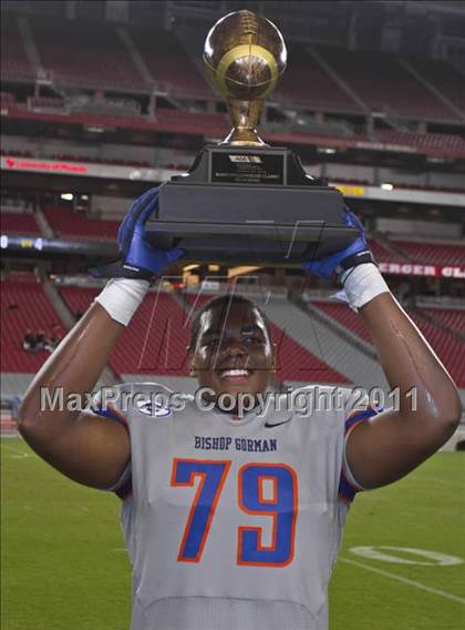 Thumbnail 2 in Bishop Gorman vs. Chaparral (Sollenberger Classic) photogallery.