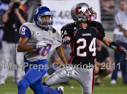 Thumbnail 3 in Bishop Gorman vs. Chaparral (Sollenberger Classic) photogallery.