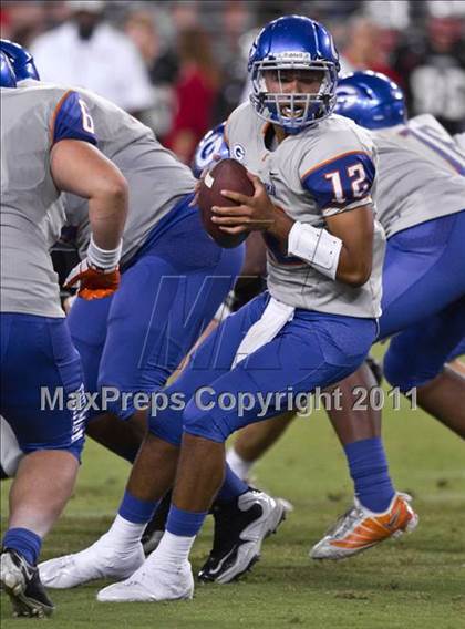 Thumbnail 3 in Bishop Gorman vs. Chaparral (Sollenberger Classic) photogallery.