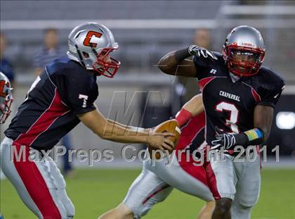 Thumbnail 3 in Bishop Gorman vs. Chaparral (Sollenberger Classic) photogallery.