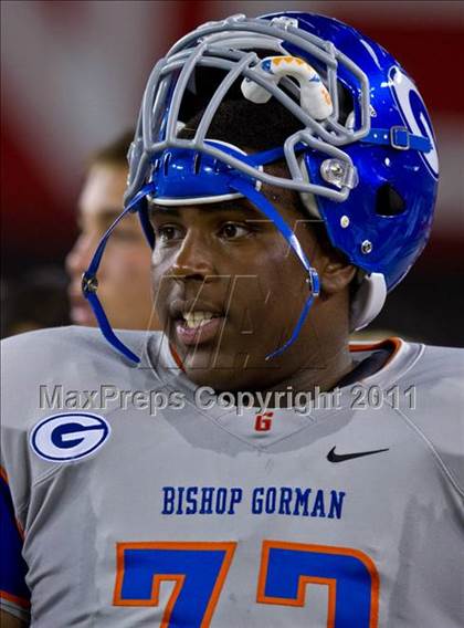 Thumbnail 2 in Bishop Gorman vs. Chaparral (Sollenberger Classic) photogallery.