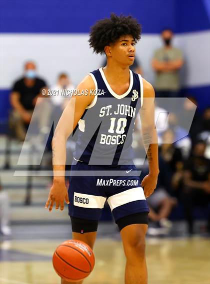 Thumbnail 1 in St. John Bosco vs. Sierra Canyon (CIF SS Open Playoff) photogallery.