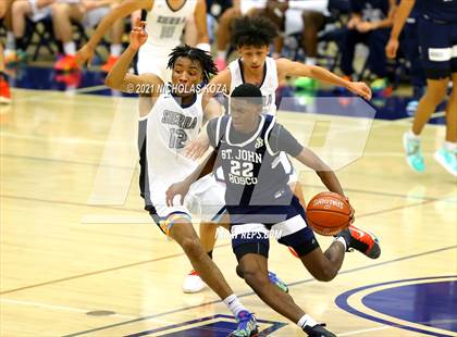 Thumbnail 2 in St. John Bosco vs. Sierra Canyon (CIF SS Open Playoff) photogallery.