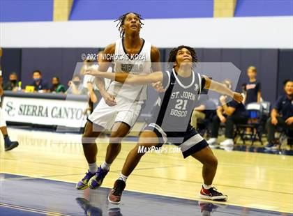 Thumbnail 3 in St. John Bosco vs. Sierra Canyon (CIF SS Open Playoff) photogallery.